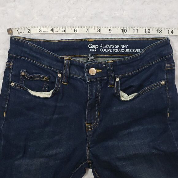 Gap Always Skinny Jeans size 2 / 26 - Picture 7 of 8